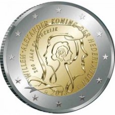 Pays-Bas 2013 - 2 euro commémorative Anniversaire de la royauté 