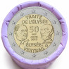 Rouleau de 25 pièces de 2 euros commémoratives – Allemagne 2013 – Traité de l'Elysée – recto