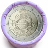 Rouleau de 25 pièces de 2 euros commémoratives – Estonie 2012 – 10 ans de l'euro – recto