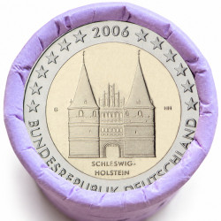 Rouleau de 25 pièces de 2 euros commémoratives – Allemagne 2006 – recto