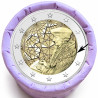 Rouleau de 25 pièces de 2 euros commémoratives – Portugal 2022 – Erasmus – recto