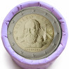 Rouleau de 25 pièces de 2 euros commémoratives – Italie 2014 – Galilée – recto