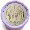 Rouleau de 25 pièces de 2 euros commémoratives – Espagne 2010 – recto