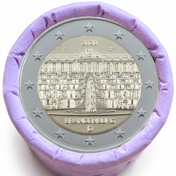 Rouleau de 25 pièces de 2 euros commémoratives – Allemagne 2020 – Brandebourg – recto