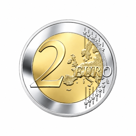 Belgique 2026 - 2 euro commémorative BE polissage inversé - Institut Géographique National et 200 ans - photo 4