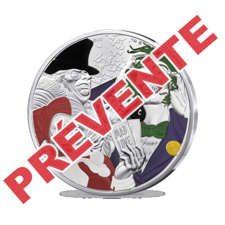 France 2026 - 50 euros Argent UNC - Batman Argent Vilains - avers