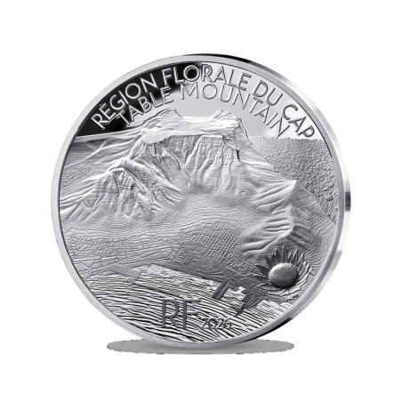 France 2026 - 10 euros Argent - Montagne de la Table UNESCO - revers