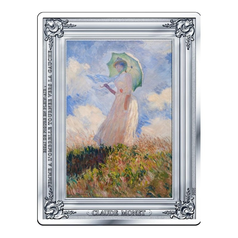 France 2026 - 10 euros Argent - Chefs-d'œuvre de musée - Monet - revers