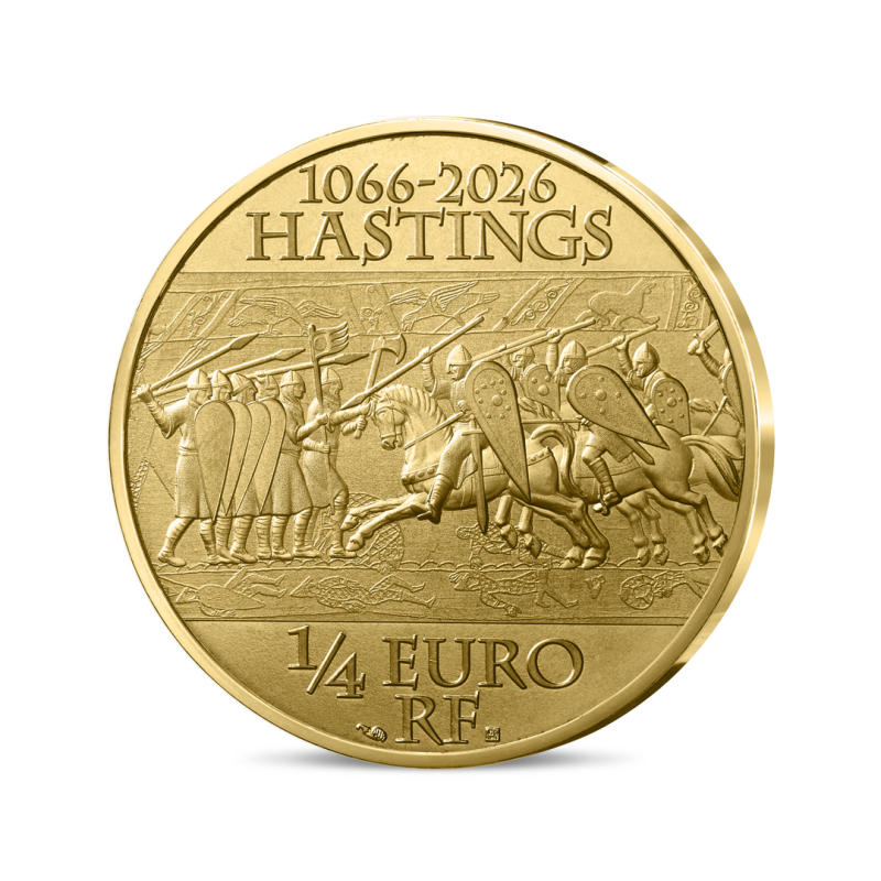 France 2026 - 1/4 euro BU - Bataille d'Hastings