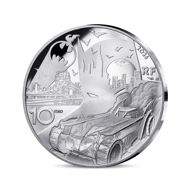 France 2026 - 10 euros Argent - Batman Argent BE