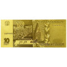 RUSSIE 10 ROUBLES doree24carats