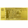 Russie 1000 roubles Billet doré