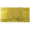 Russie 1000 roubles Billet doré