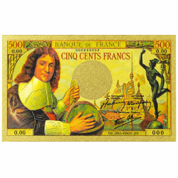 Reproduction billet 500 Francs Colbert - Doré