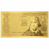 Reproduction billet 100 NF sur 10000 Francs Bonaparte - Doré