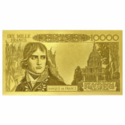 Reproduction billet 100 NF sur 10000 Francs Bonaparte - Doré