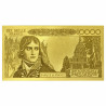 Reproduction billet 100 NF sur 10000 Francs Bonaparte - Doré