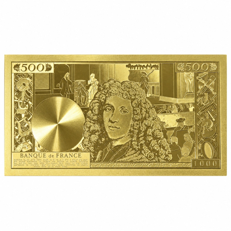 Reproduction billet 500Francs Molière - Doré