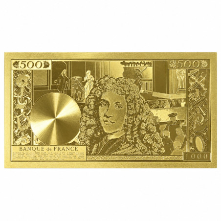 Reproduction billet 500Francs Molière - Doré