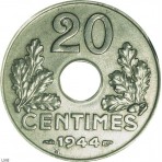 20 centimes Etats Français...