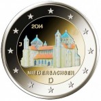 Allemagne 2014 - 2 euro commémorative Eglise Saint Michel en couleur