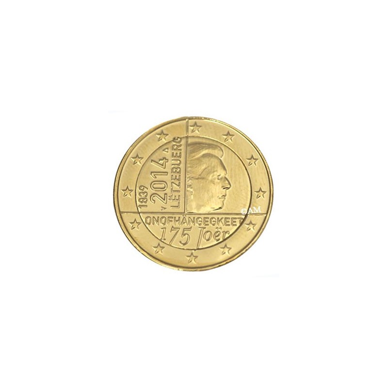Piece De 2 Euros Rare Letzebuerg 2014