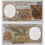 P.301 Afrique Centrale Centrafrique - Billet de 500 Francs