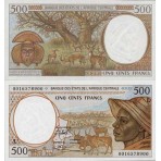 P.401 Afrique Centrale Gabon - Billet de 500 Francs