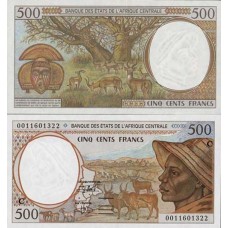 P.101 Afrique Centrale Congo République - Billet de 500 Francs
