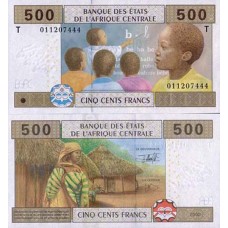 P.106 Afrique Centrale Congo République - Billet de 500 Francs