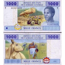 P.107 Afrique Centrale Congo République - Billet de 1000 Francs