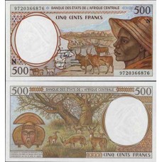 P.501 Afrique Centrale Guinée Equatoriale - Billet de 500 Francs