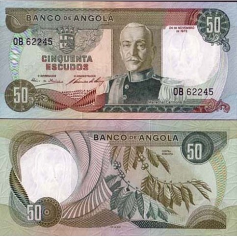 P.100 Angola - Billet de 50 Escudos