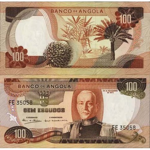 P.101 Angola - Billet de 100 Escudos