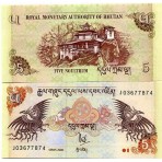 P.28 Bhoutan - Billet de 5...