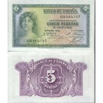 PK85 Espagne 1935 - 5 Pesetas