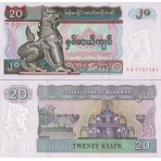 PK72 Myanmar - Billet de 20...